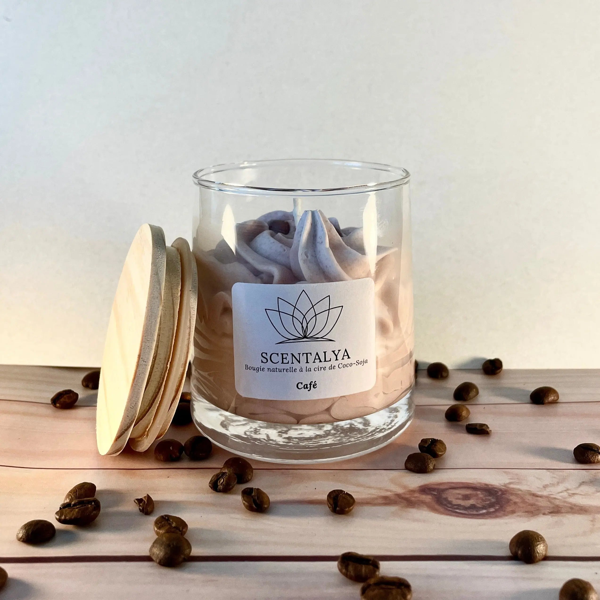 Bougie Chantilly Café 200ml Scentalya