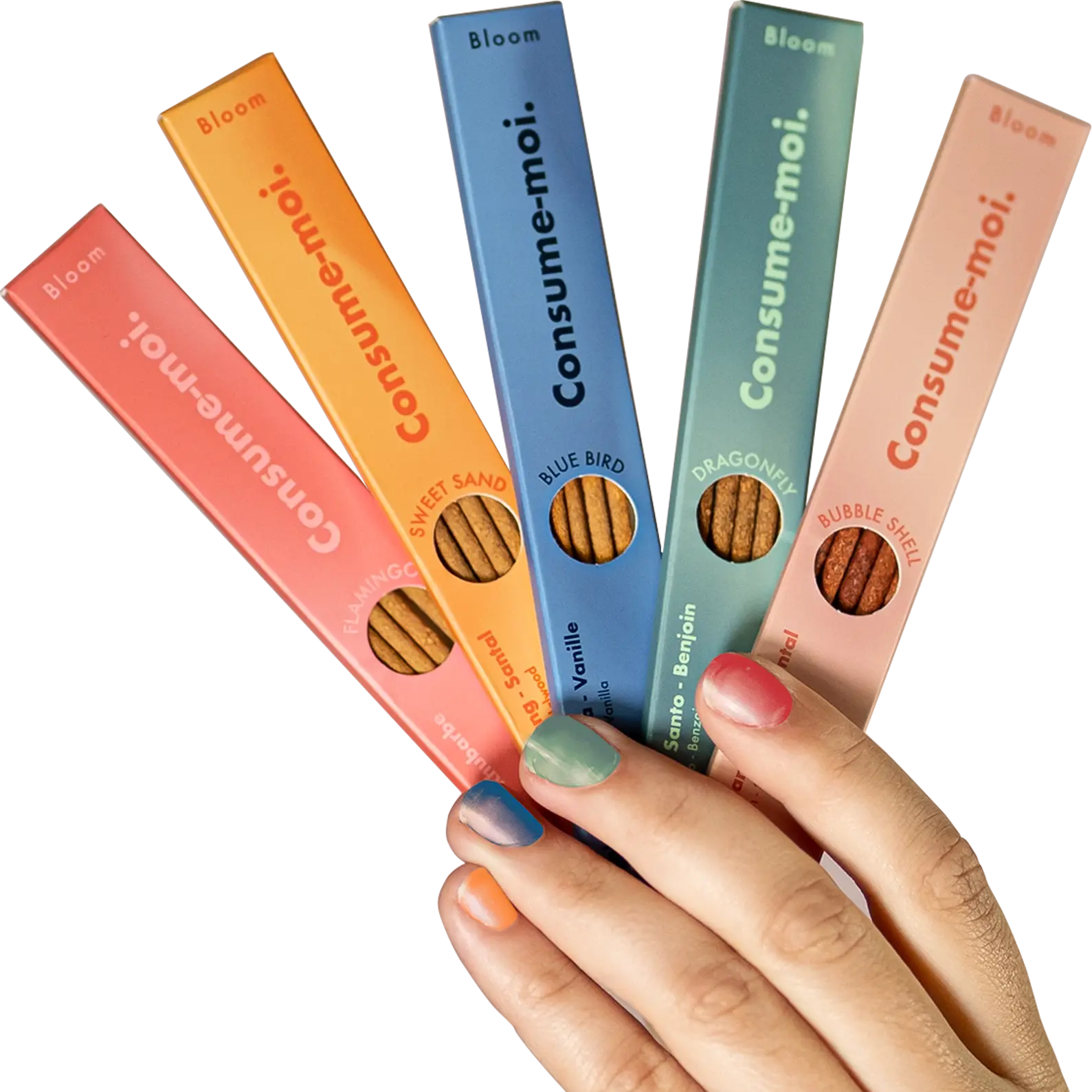 Pack découverte d'encens - 5 parfums