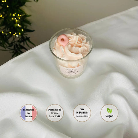 Bougie Chantilly - Barbe à Papa 170ml Scentalya