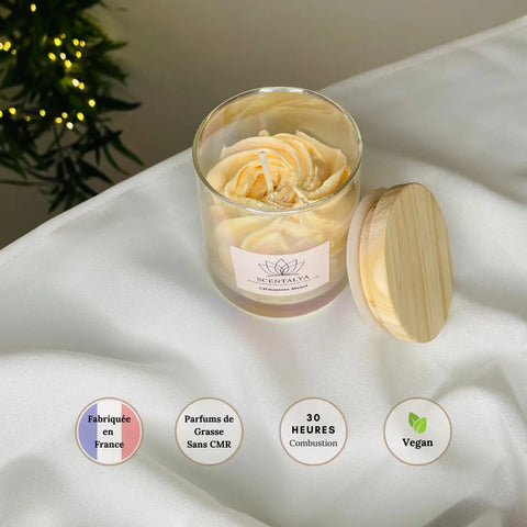 Bougie Chantilly - Clémentine Monoï 200ml Scentalya