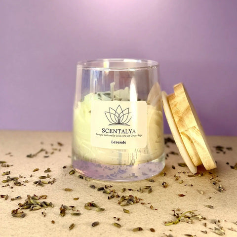 Bougie Chantilly - Lavande 200ml Scentalya