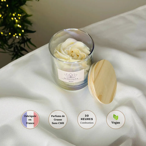 Bougie Chantilly - Monoi 200ml Scentalya