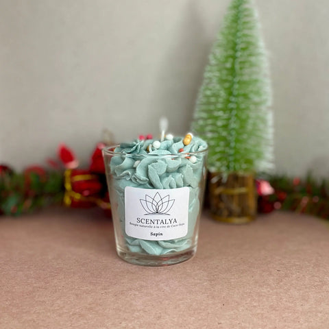 Bougie Chantilly - Sapin 170ml Scentalya