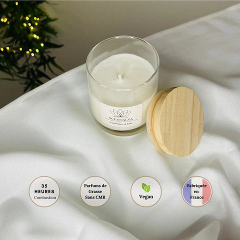 Bougie Classique - Cachemire et Soie Scentalya