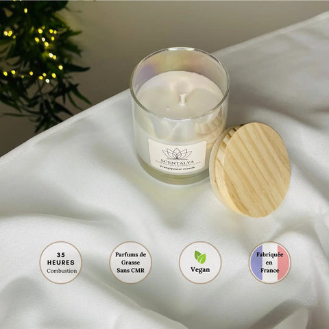 Bougie Classique - Frangipanier Jasmin 200ml Scentalya