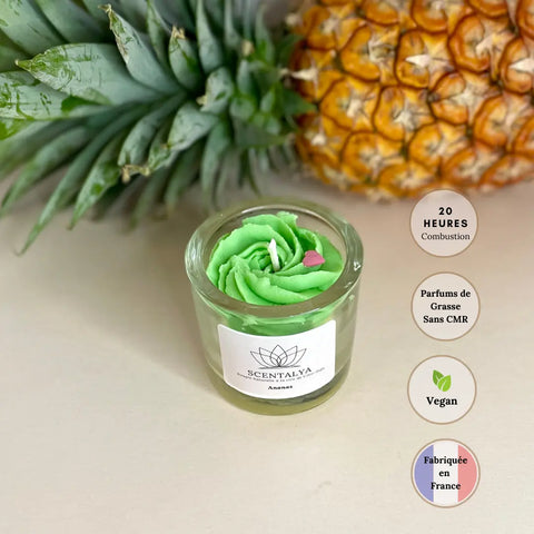 Bougie Gourmande - Ananas 100ml Scentalya