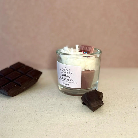 Bougie Gourmande - Chocolat 100ml Scentalya