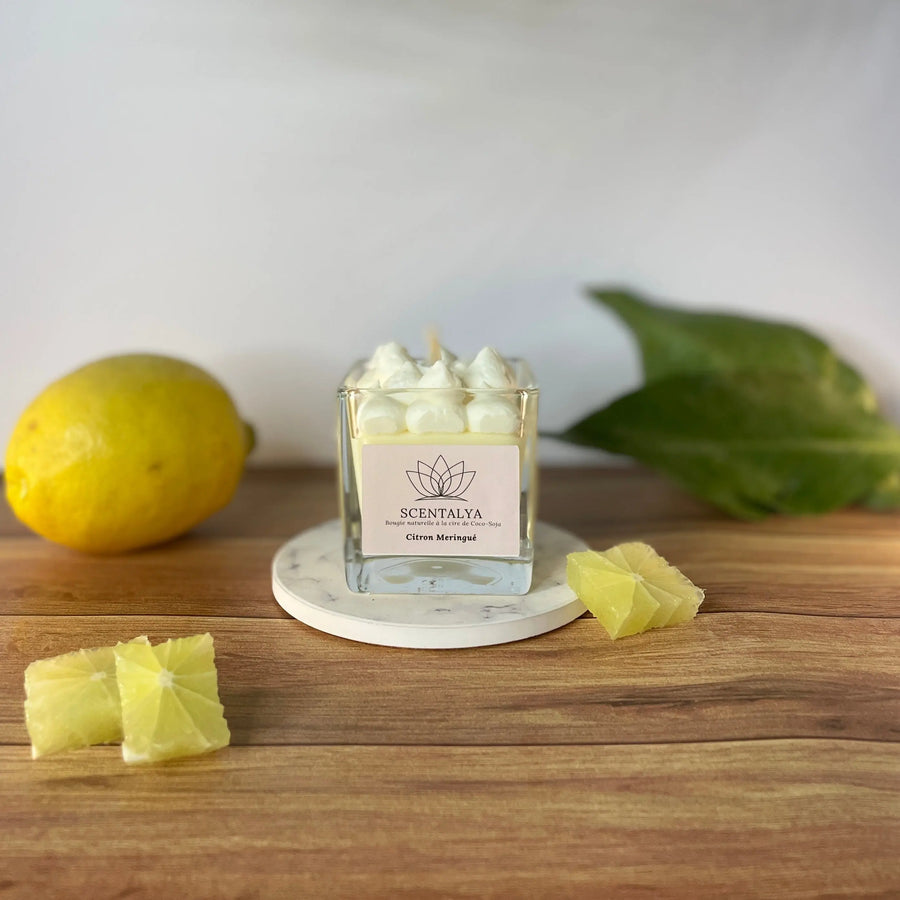 Bougie Gourmande - Citron Meringué 100ml Scentalya
