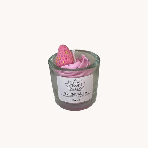 Bougie Gourmande - Fraise 100ml Scentalya