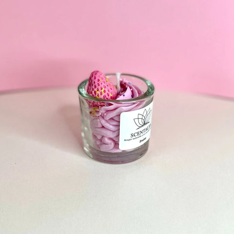 Bougie Gourmande - Fraise 100ml Scentalya