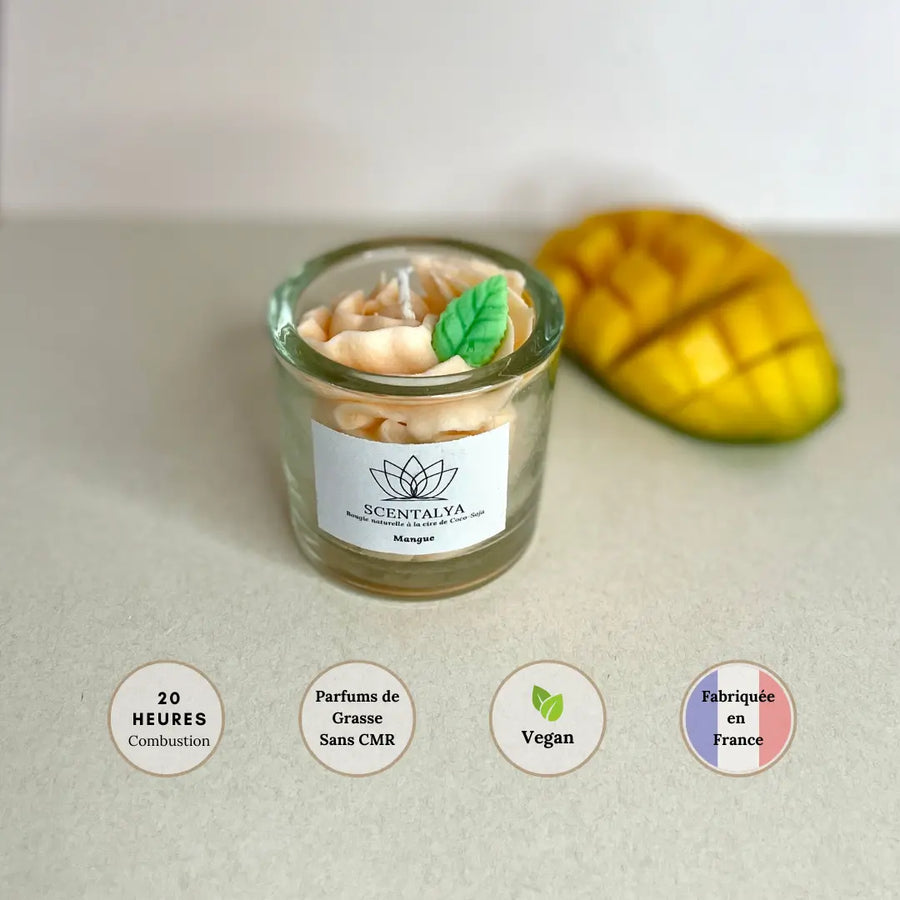Bougie Gourmande - Mangue 100ml Scentalya