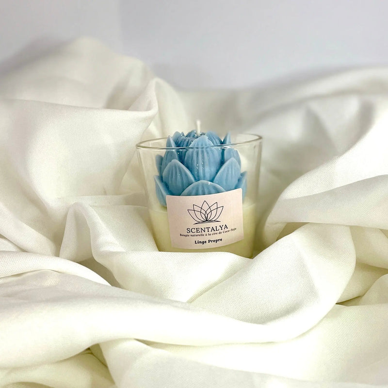Bougie Les Fleuries - Linge Propre 170ml