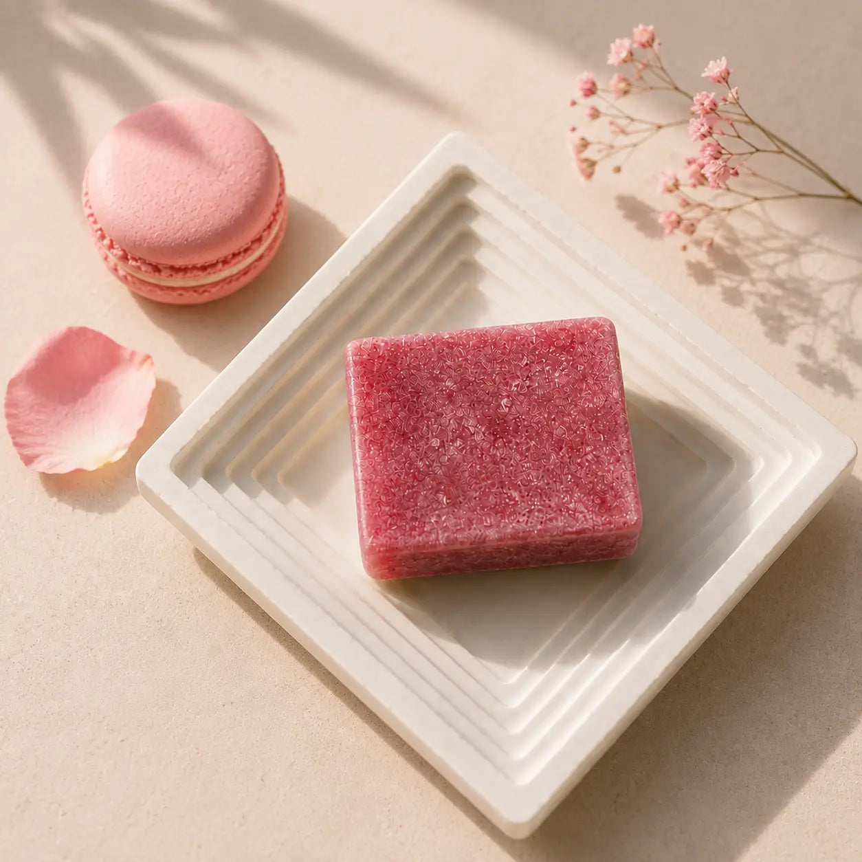 Carré de Musc Végétal – Sweet Pink