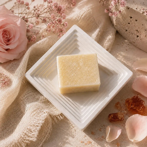 Carré de Musc végétal - Ambre rose
