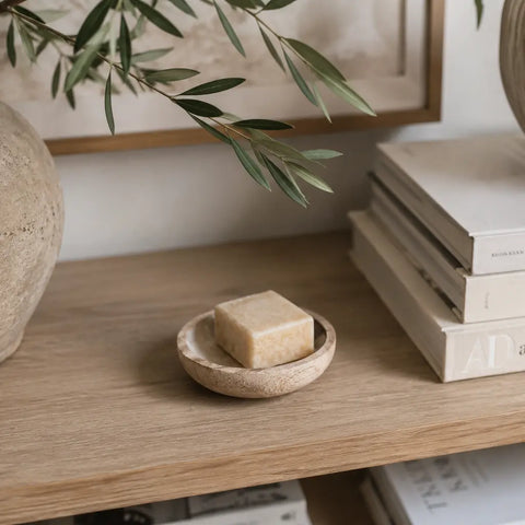 Coupelle artisanale en bois et nacre ByBazz