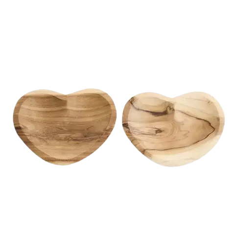 Coupelle coeur en bois artisanale Scentalya