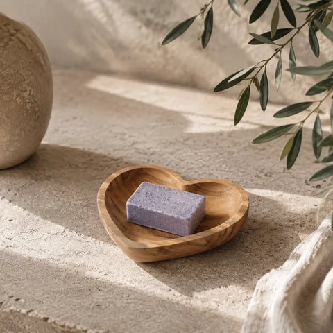 Coupelle coeur en bois artisanale Scentalya