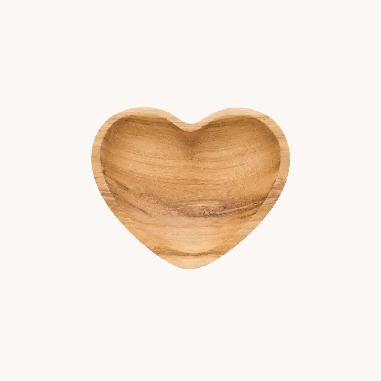 Coupelle coeur en bois artisanale