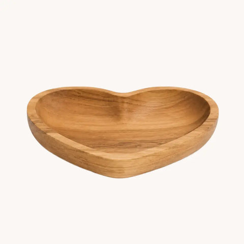 Coupelle coeur en bois artisanale