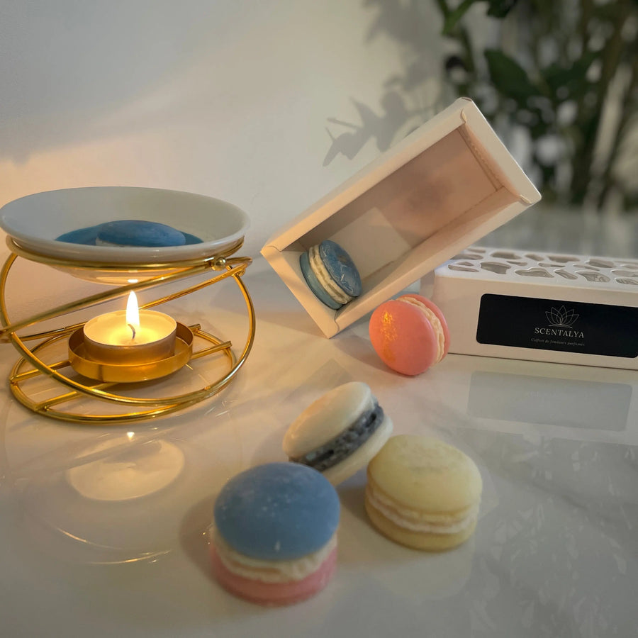 Fondants parfumés - Coffret de 5 Macarons