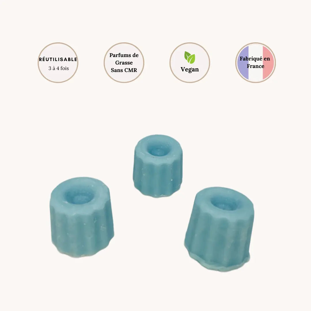 Lot de 3 Fondants Cannelés parfumés Linge Propre Scentalya