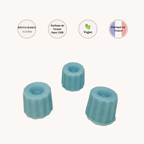 Lot de 3 Fondants Cannelés parfumés Linge Propre Scentalya