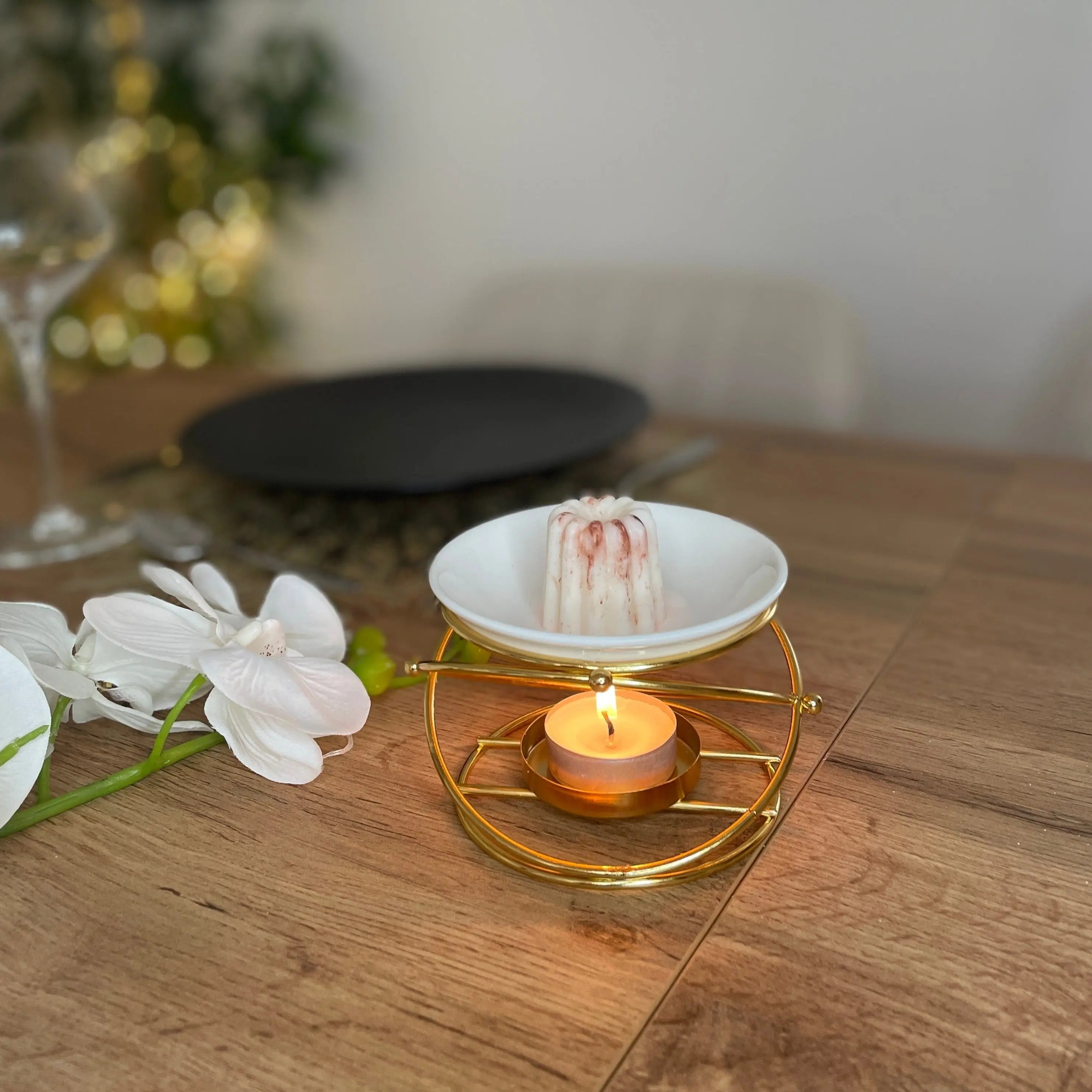 Lot de 3 Fondants Cannelés parfumés Thé et pain d'épices Scentalya
