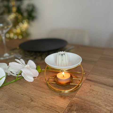 Lot de 3 Fondants Cannelés parfumés Thé noir Vanille Scentalya