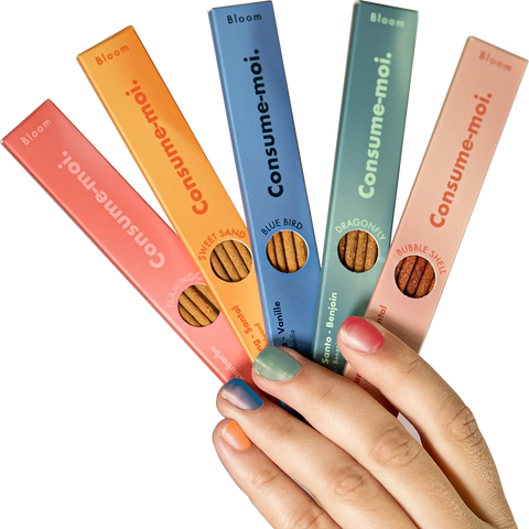 Pack découverte d'encens - 5 parfums